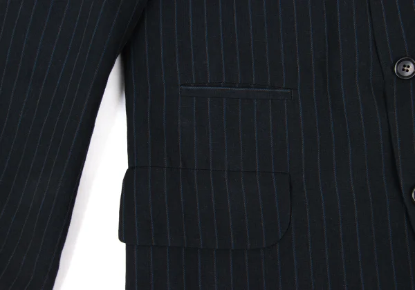 COMME des GARCONS HOMME DEUX Cotton Linen Stripe Jacket K-174068_012