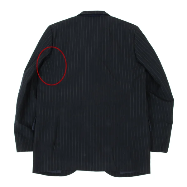 COMME des GARCONS HOMME DEUX Cotton Linen Stripe Jacket K-174068_014