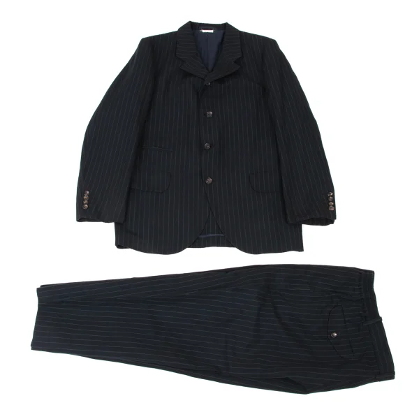 COMME des GARCONS HOMME DEUX Cotton Linen Stripe Jacket K-174068_018