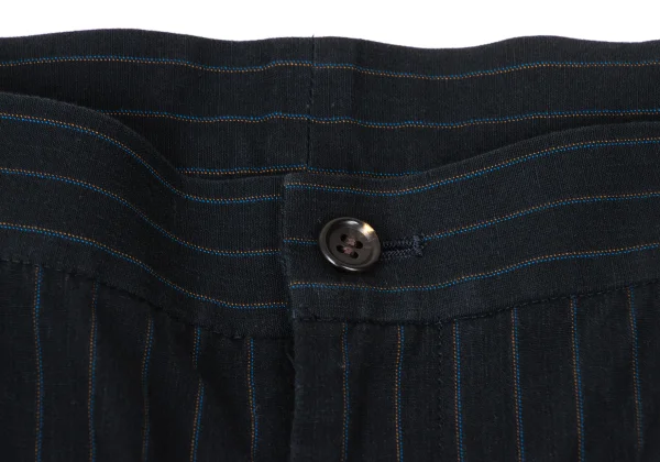 COMME des GARCONS HOMME DEUX Cotton Linen Stripe Tapered Pants K-174069_005
