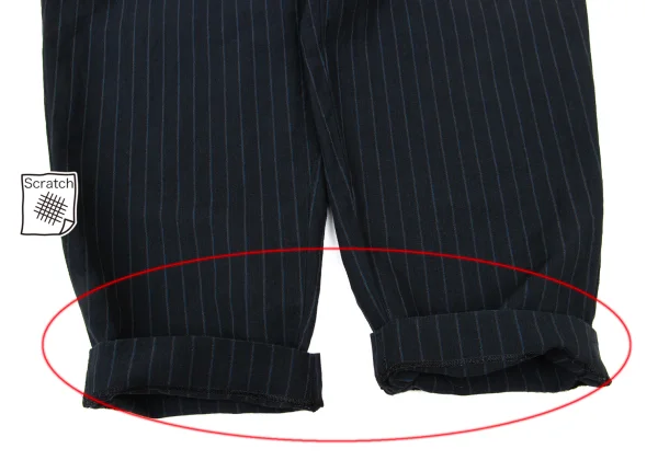 COMME des GARCONS HOMME DEUX Cotton Linen Stripe Tapered Pants K-174069_008
