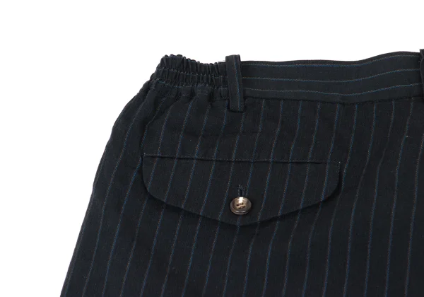 COMME des GARCONS HOMME DEUX Cotton Linen Stripe Tapered Pants K-174069_011