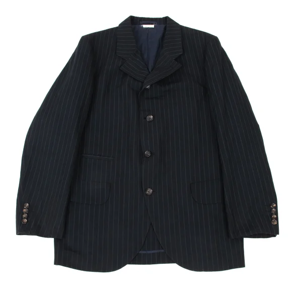 COMME des GARCONS HOMME DEUX Cotton Linen Stripe Jacket & Pants K-174070_002
