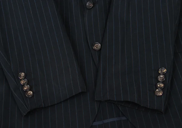 COMME des GARCONS HOMME DEUX Cotton Linen Stripe Jacket & Pants K-174070_005