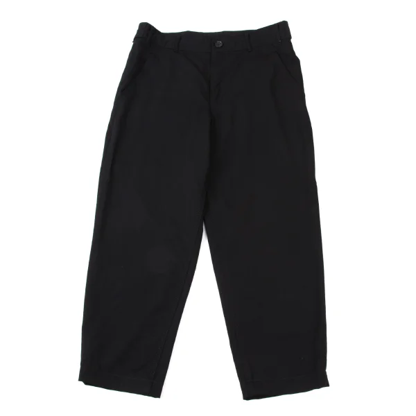 COMME des GARCONS HOMME DEUX Wool Gaba Tapered Pants Black M K-174073_001