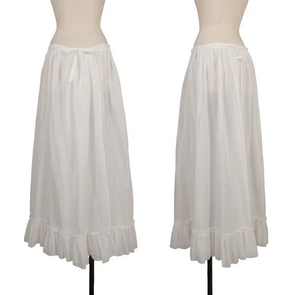 Jean Paul GAULTIER FEMME Wrap Skirt White 40 K-174074_001