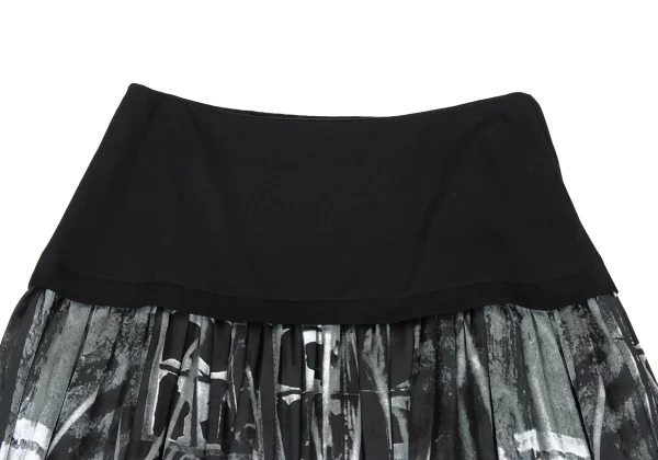 Y's Graphic Printed Skirt K-174075_004