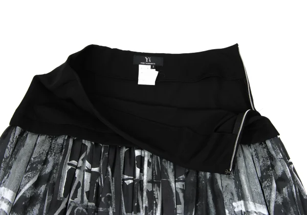 Y's Graphic Printed Skirt K-174075_005