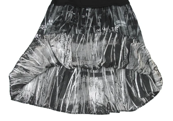 Y's Graphic Printed Skirt K-174075_009