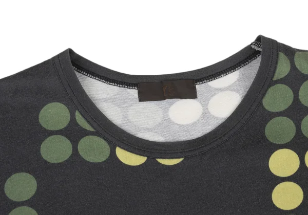 Y's for men Dot Print T-shirt K-174076_003