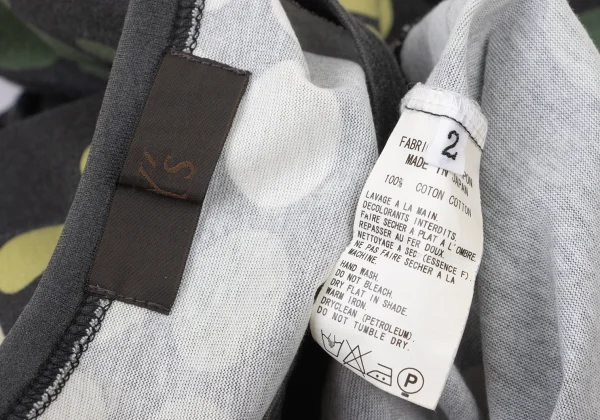 Y's for men Dot Print T-shirt K-174076_011