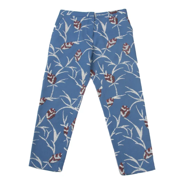 MARNI Botanical Printed Pants Blue 40 K-174080_001