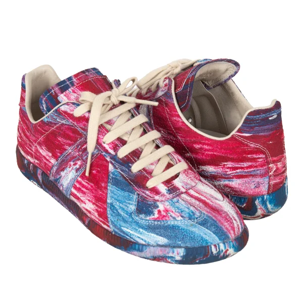 Maison Martin Margiela 22 REPLICA Tie-dye German Trainer Sneakers Multi-Color 40(About US 7) K-174081_001