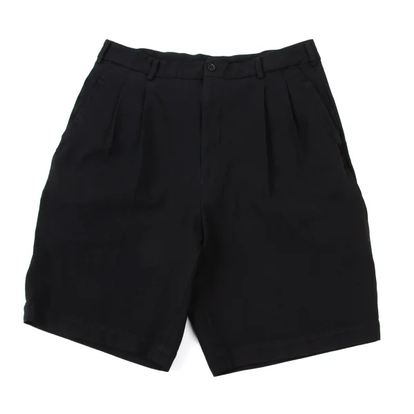 BLACK COMME des GARCONS Polyester Two Tuck Shorts Black S K-174085_001