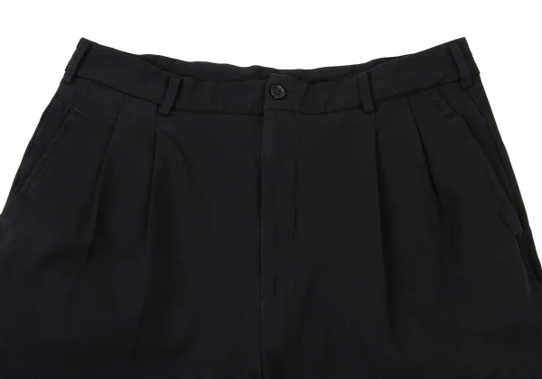 BLACK COMME des GARCONS Polyester Two Tuck Shorts K-174085_002