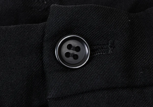 BLACK COMME des GARCONS Polyester Two Tuck Shorts K-174085_003