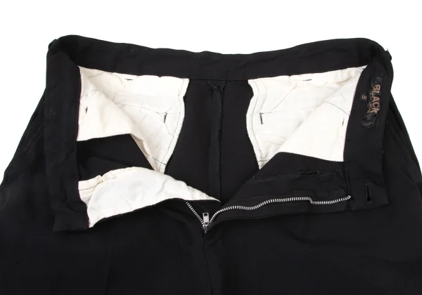 BLACK COMME des GARCONS Polyester Two Tuck Shorts K-174085_005