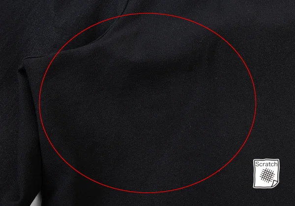 BLACK COMME des GARCONS Polyester Two Tuck Shorts K-174085_013