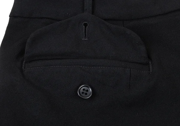 BLACK COMME des GARCONS Polyester Two Tuck Shorts K-174085_014