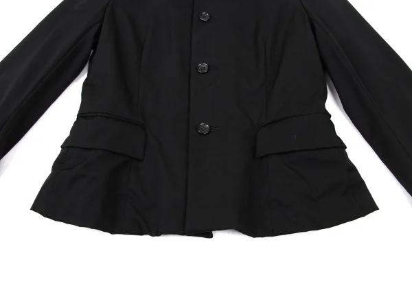 COMME des GARCONS Wool Gabardine Round Collar Reversible Jacket K-174086_008