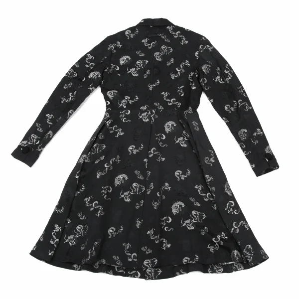 Jean Paul GAULTIER FEMME Rayon Blend Minotaur Jacquard Long Jacket K-174088_015