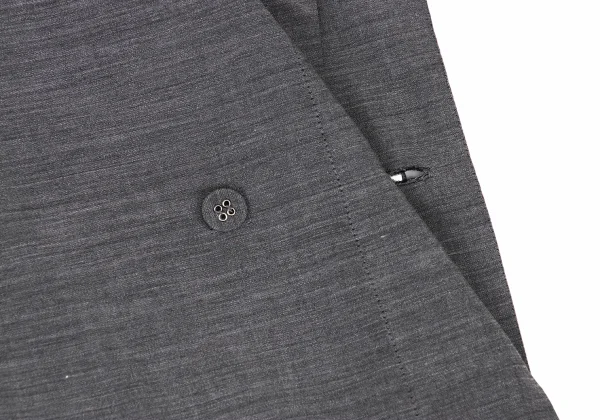 ISSEY MIYAKE HaaT Rayon Blend Knit Trim Cape K-174089_015
