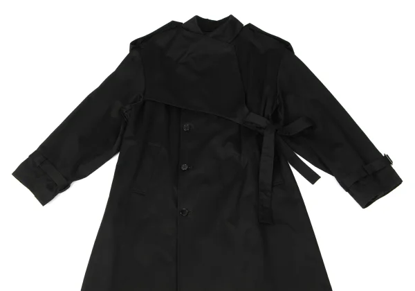 KEISUKE YOSHIDA Cotton Wrap Trench Coat K-174092_002