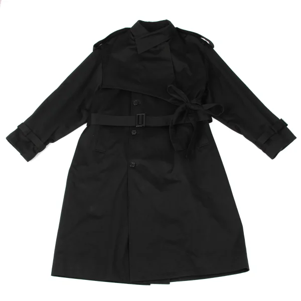 KEISUKE YOSHIDA Cotton Wrap Trench Coat K-174092_017