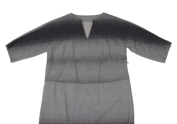 ISSEY MIYAKE HaaT Cotton Wool Gradient Skipper Dress K-174093_003
