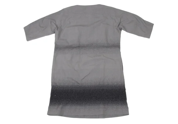 ISSEY MIYAKE HaaT Cotton Wool Gradient Skipper Dress K-174093_016