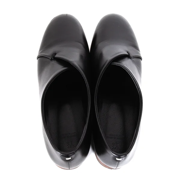 Y's Layered Switching Leather Shoes K-174096_009