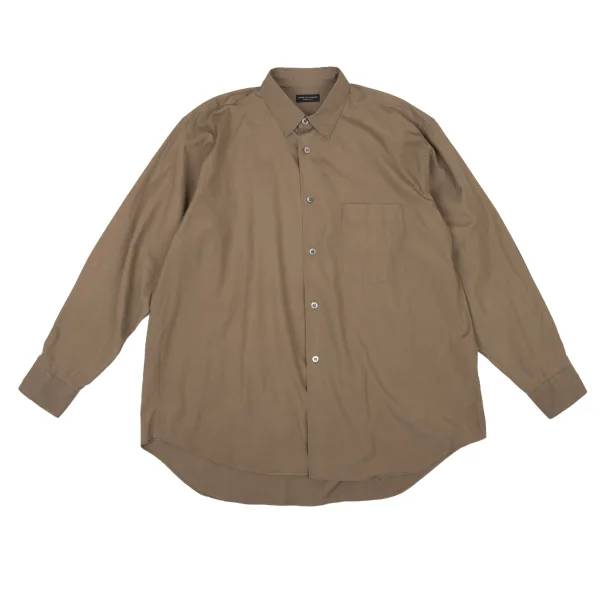 COMME des GARCONS HOMME PLUS Cotton Basic Shirt Beige S-M K-174101_001