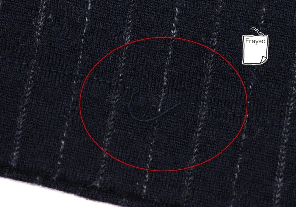 COMME des GARCONS HOMME Wool Striped Henry Neck Knit Top K-174105_009
