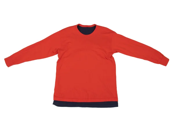 COMME des GARCONS HOMME Bicolor Reversible Layered T Shirt K-174106_011
