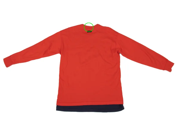 COMME des GARCONS HOMME Bicolor Reversible Layered T Shirt K-174106_012