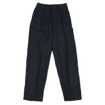 COMME des GARCONS HOMME Hand Dyed Linen Tuck Pants