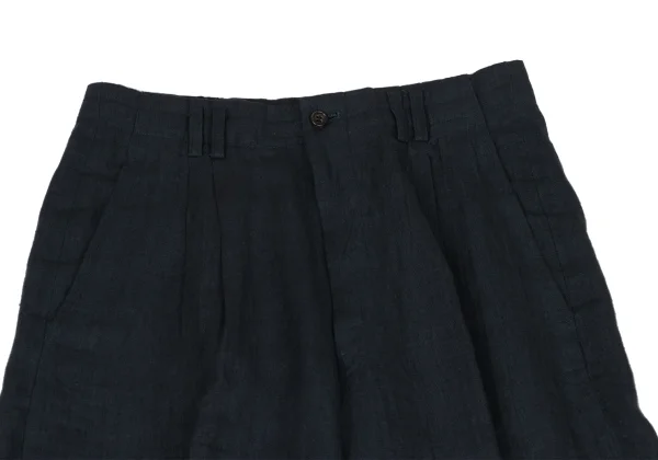 COMME des GARCONS HOMME Hand Dyed Linen Tuck Pants K-174107_002
