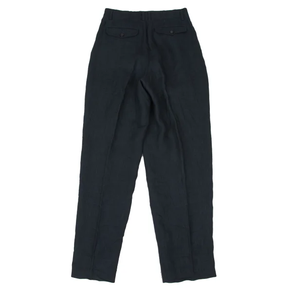 COMME des GARCONS HOMME Hand Dyed Linen Tuck Pants K-174107_009