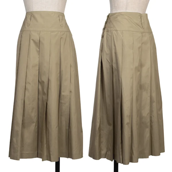 yoshie inaba Silk Pleated Skirt Beige 11 K-174112_001
