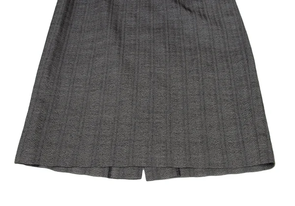 yoshie inaba Wool Paper Herringbone Skirt K-174116_005