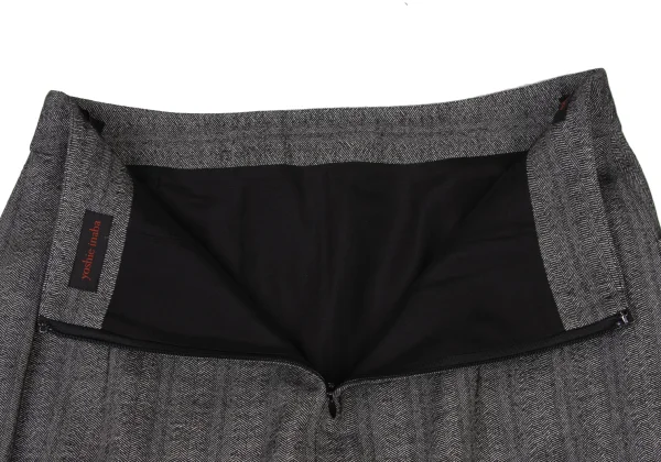yoshie inaba Wool Paper Herringbone Skirt K-174116_007
