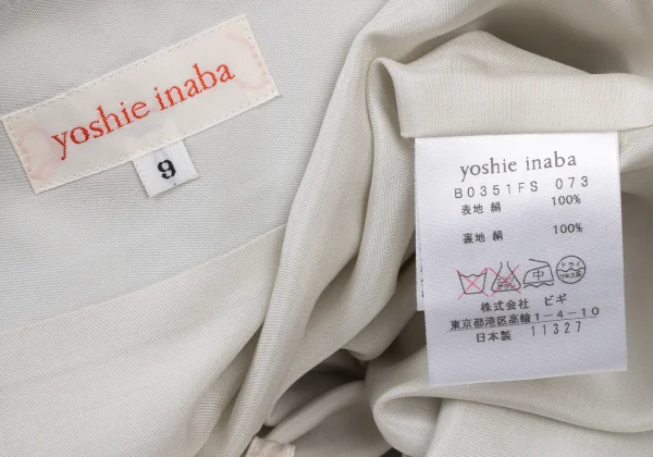 yoshie inaba Silk Center Slit Skirt K-174117_010