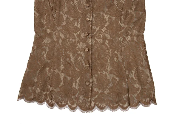 yoshie inaba Floral Lace Sheer Sleeveless Blouse K-174119_005