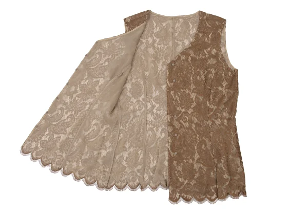 yoshie inaba Floral Lace Sheer Sleeveless Blouse K-174119_008