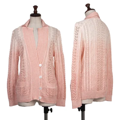 yoshie inaba Linen Silk Cable Knit Cardigan