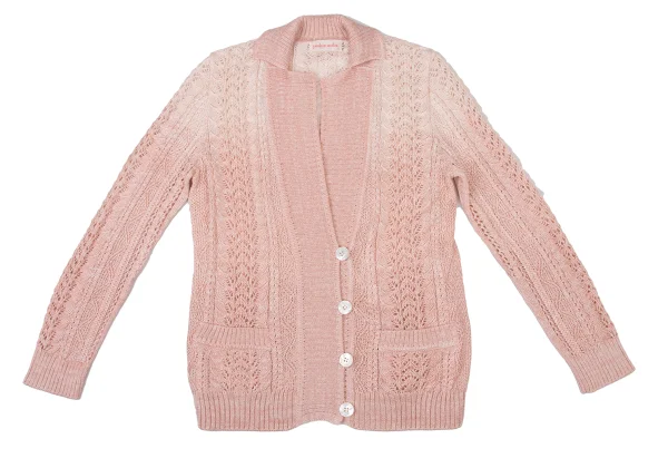 yoshie inaba Linen Silk Cable Knit Cardigan K-174120_002