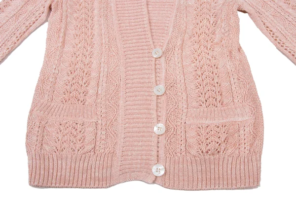 yoshie inaba Linen Silk Cable Knit Cardigan K-174120_007