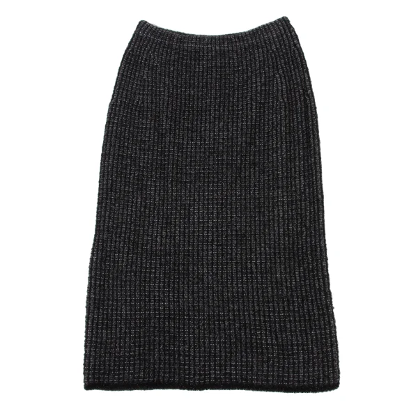 yoshie inaba Cashmere Nylon Glitter Knit Cardigan & Skirt K-174123_012