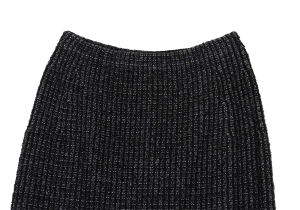 yoshie inaba Cashmere Nylon Glitter Knit Cardigan & Skirt K-174123_013