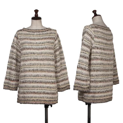 yoshie inaba Low-gauge Mix Knit Top